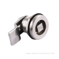 Triangle lock core small impact tubular cam lock